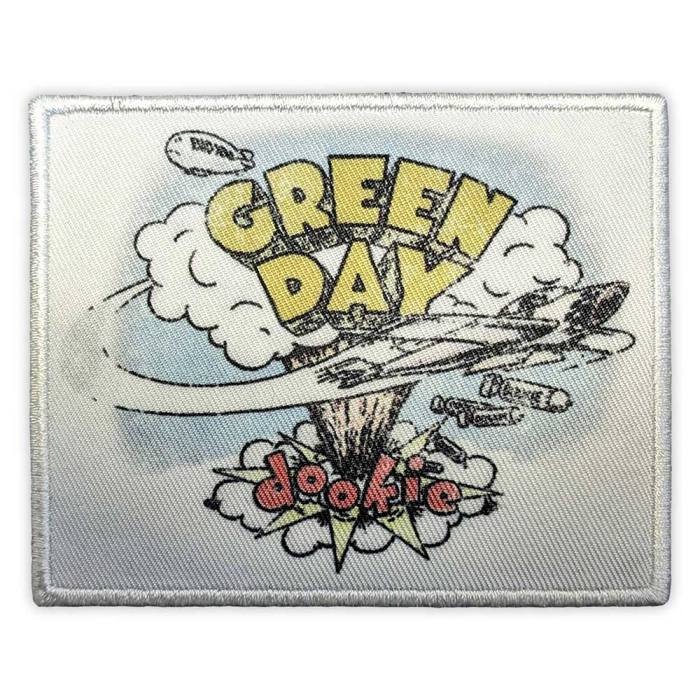 Green Day tiskani našitek: Dookie (beli) 203182