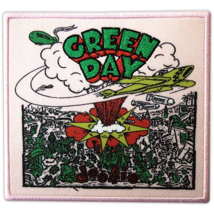 Green Day tiskani našitek: Dookie Album Cover Pink 203186