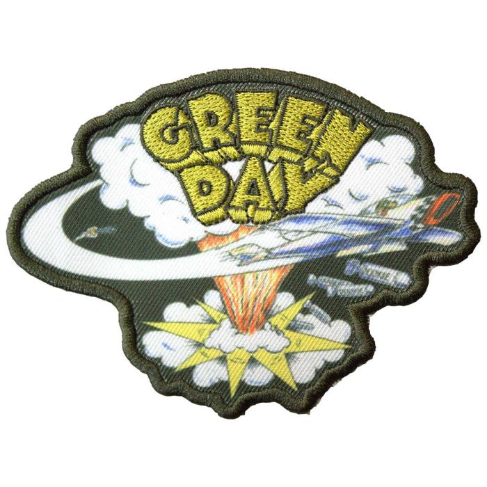 Green Day Standard Patch: Dookie Cut-Out Green 203188