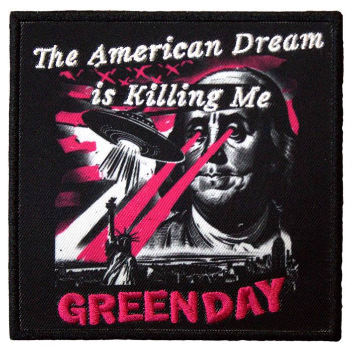 Green Day tiskani našitek American Dream (standardni) 203201