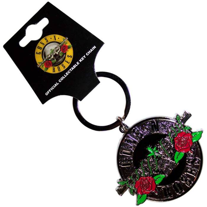 Guns N' Roses obesek za ključe: Silver Circle Logo 203453