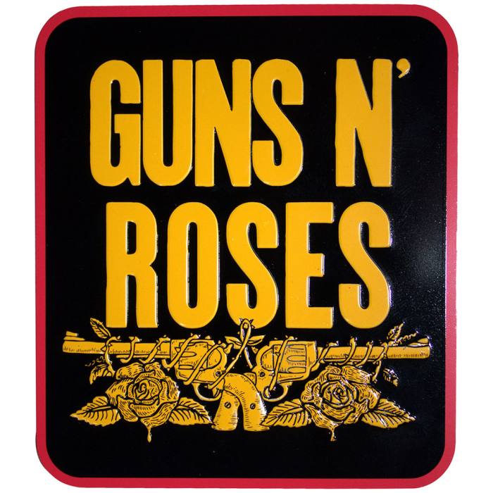 Guns N' Roses Magnet za hladilnik: Stacked Black 203464