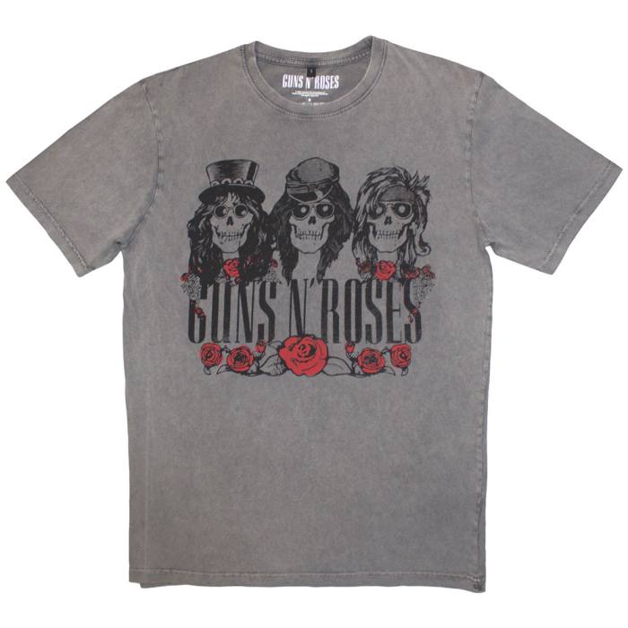 Guns N' Roses unisex Stone Wash T-Shirt: Hell Group 203472