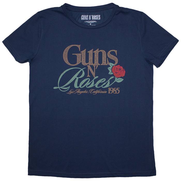 Guns N' Roses Ladies T-Shirt: California 1985 203497