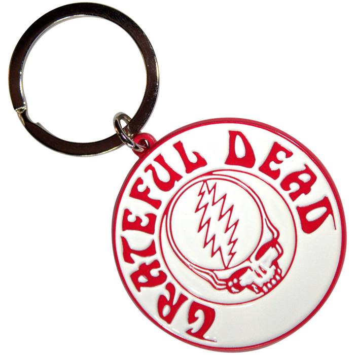 Grateful Dead obesek za ključe Steal Your Face Mono Red 203552