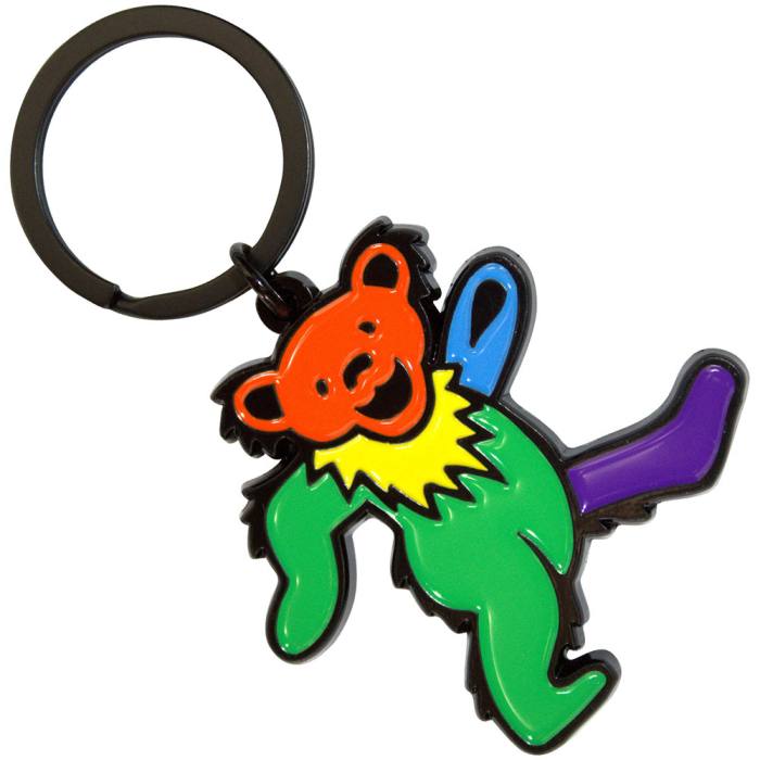 Grateful Dead obesek za ključe - Zeleni medvedek 203562