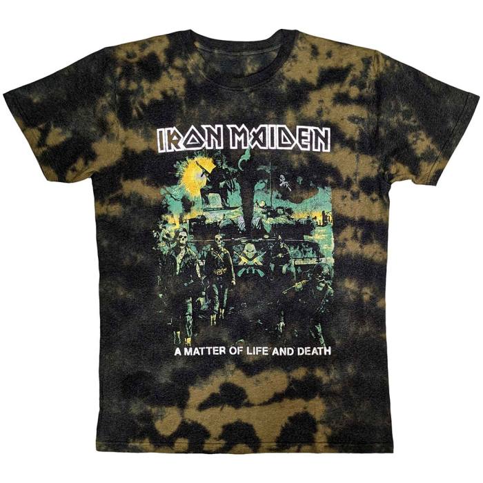 Iron Maiden Unisex T-Shirt: A Matter Of Life & Death (Wash Collection) 203842