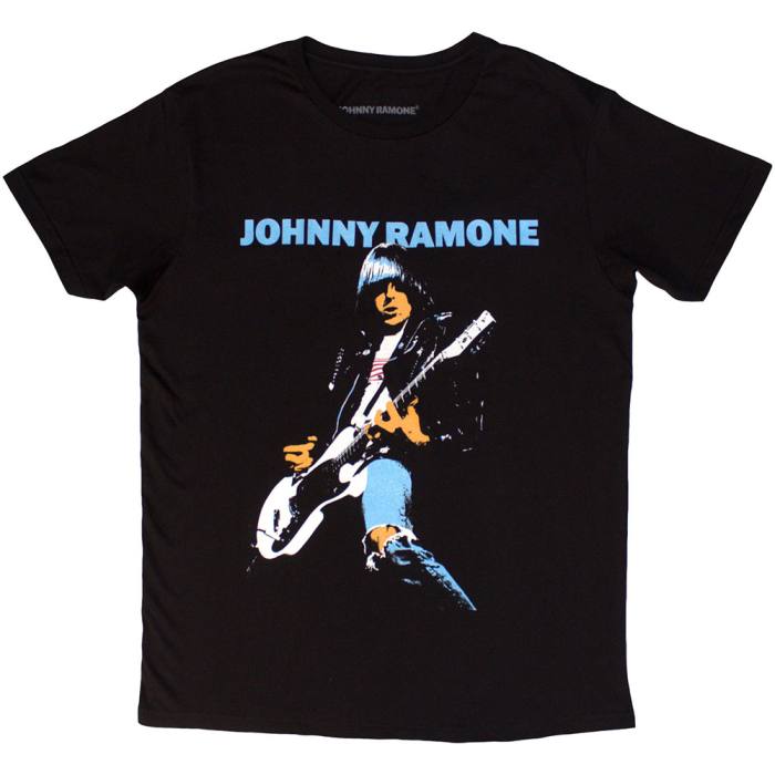 Johnny Ramone Unisex T-Shirt: Ripped Denim 204073