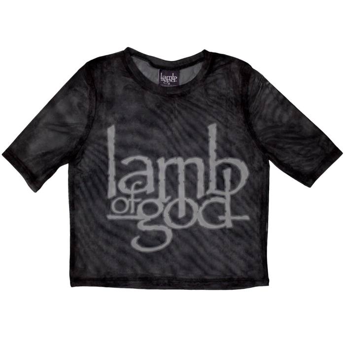 Lamb Of God ženski crop top Logo (mesh) 204261
