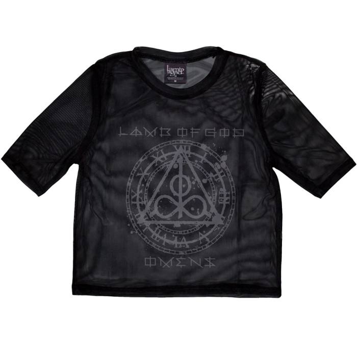 Lamb Of God ženski crop top Omens Clock (mesh) 204269