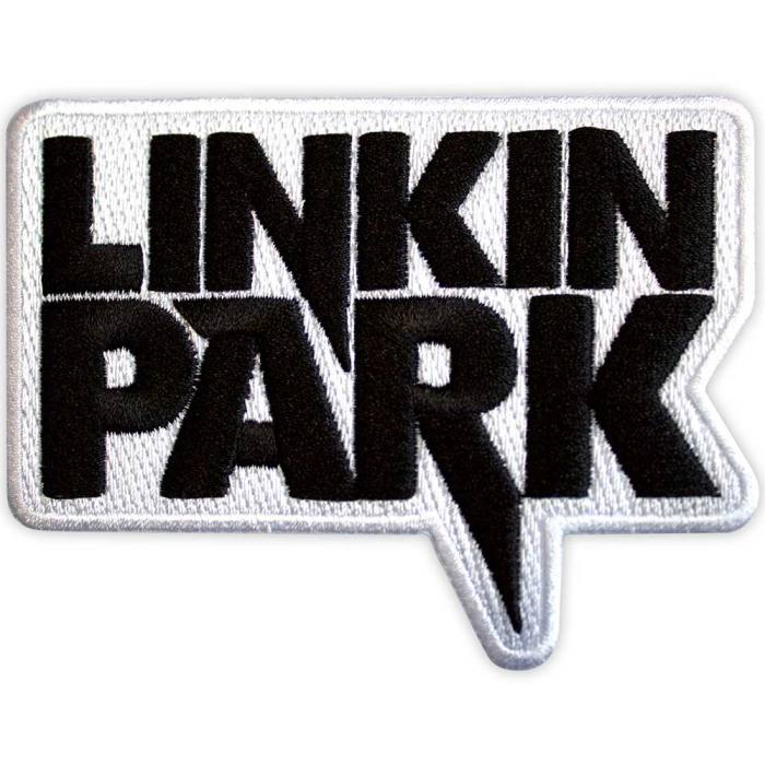 Linkin Park Woven Patch: Black Logo 204335
