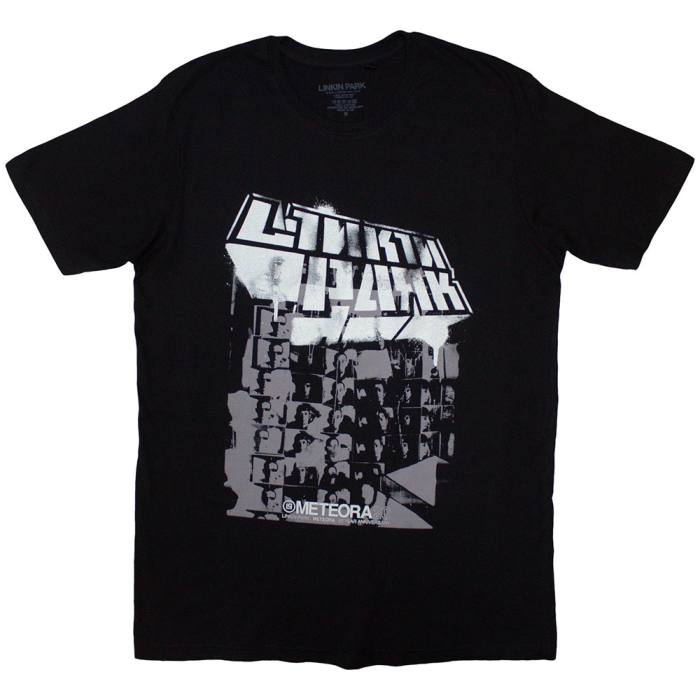 Linkin Park unisex T-Shirt Spray Collage (črna) 204357