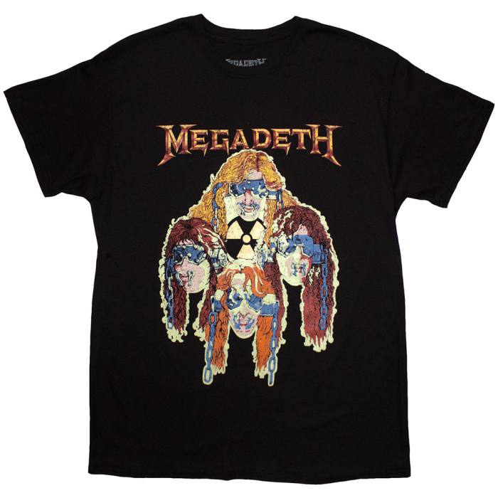 Megadeth unisex T-Shirt Nuclear Glowheads 204522