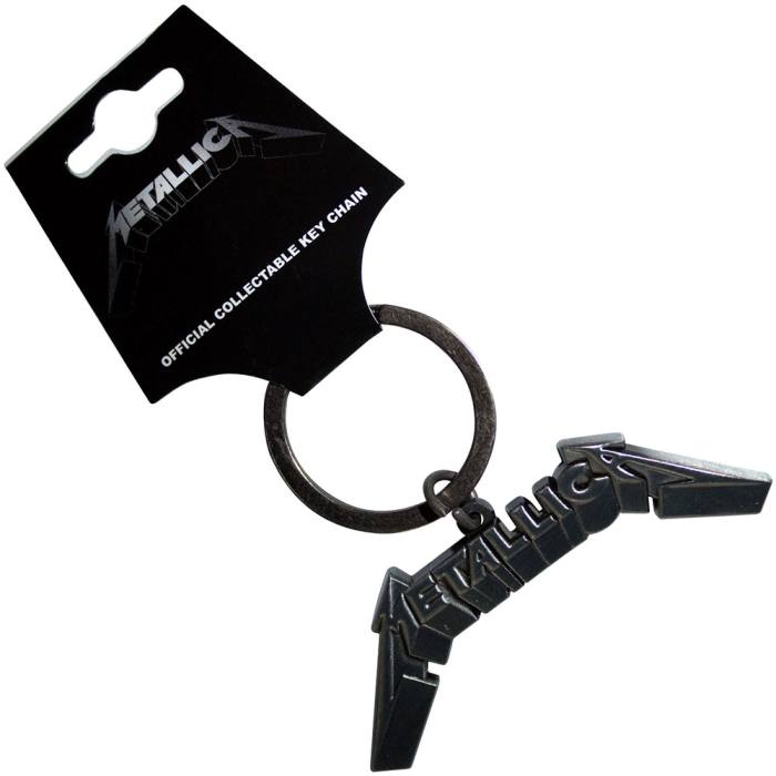Metallica Keychain 3D Logo 204553