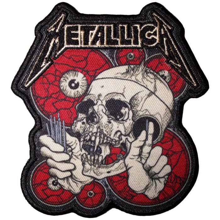 Metallica Standard Patch: The Shortest Straw Red Eyes 204576