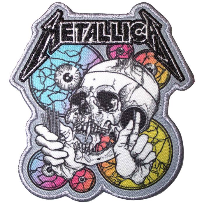 Metallica Standard Patch: The Shortest Straw Multicolored Eyes 204577