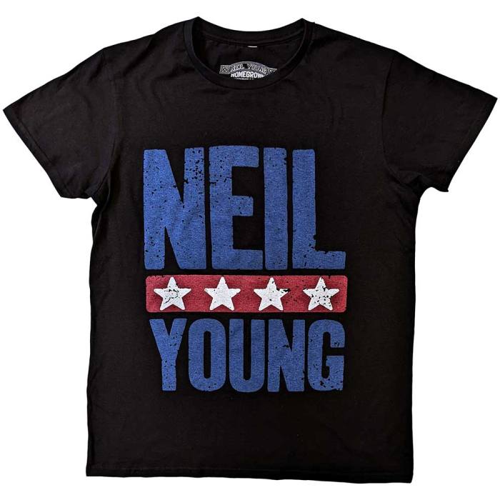 Neil Young T-Shirt Stars Logo 204916