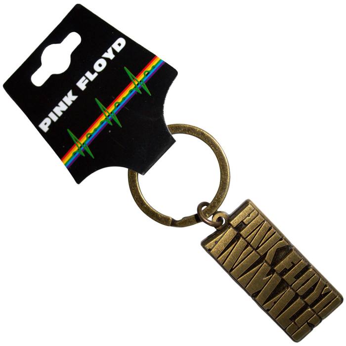 Pink Floyd keychain: Animals Gold Text Logo 205212