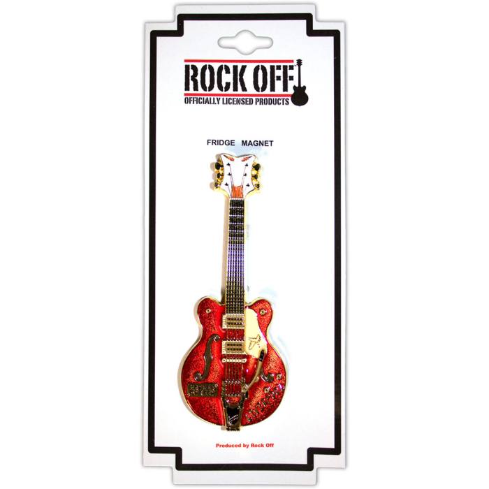 Rock Off Premium Hladilni Magnet: Mathew Street Rust Guitar 205553