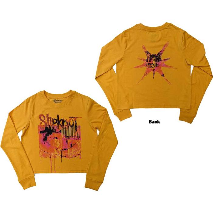 Slipknot The End, So Far Barcode Ženski Crop Top Dolgi Rokavi 205722