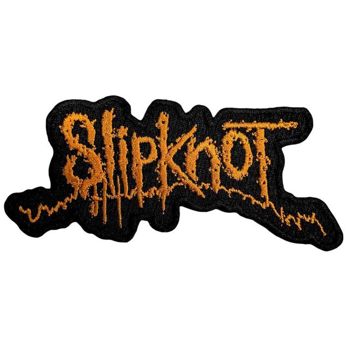 Slipknot Woven Patch: Orange Logo 205734
