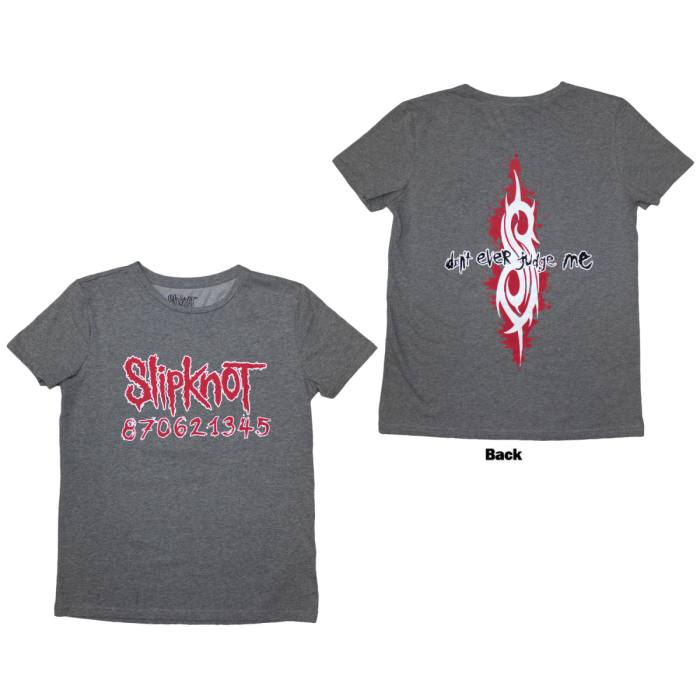 Slipknot Ladies T-Shirt: Don't Ever Judge Me 205766