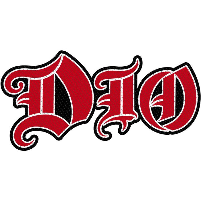 Dio Logo Cut Out našitek 206009