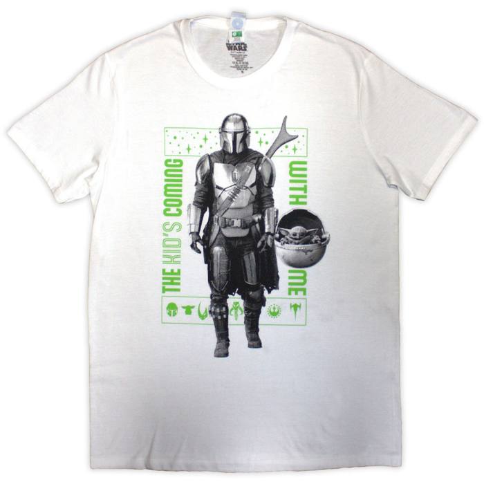 Star Wars Unisex T-Shirt: The Mandalorian Kid's Coming With Me 206185