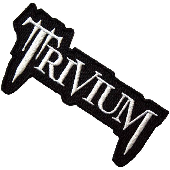 Trivium tkan našitek Classic Logo (standard) 206392