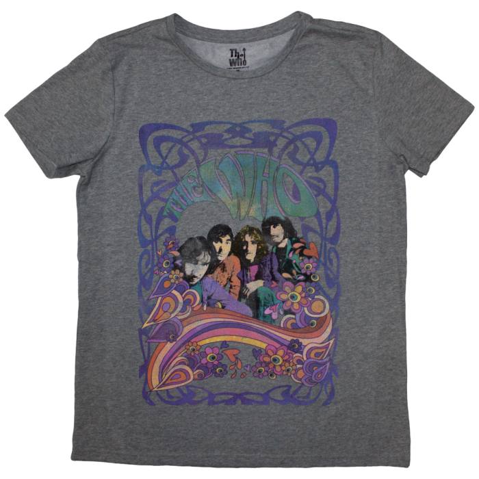 The Who Ladies T-Shirt: Psych Floral 206507