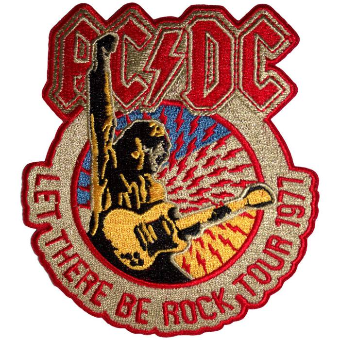 AC/DC Standard Patch: Let There Be Rock Tour 1977 207602
