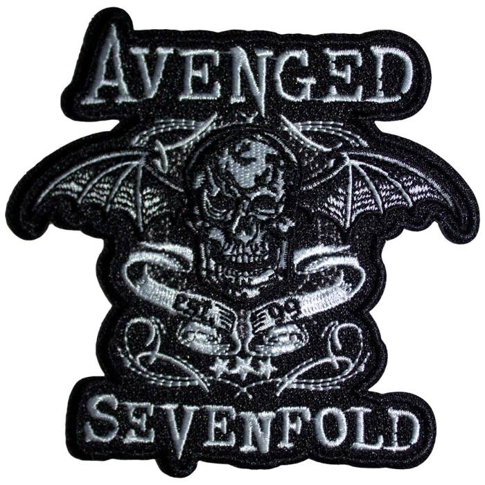 Avenged Sevenfold Deathbat našitek 207612