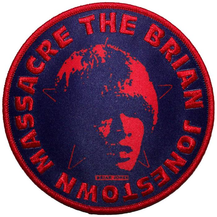 The Brian Jonestown Massacre Standard Patch: Circle Face Navy Blue 207634