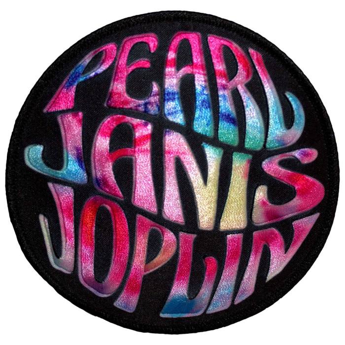 Janis Joplin Standard Patch: Pearl Circle 207655