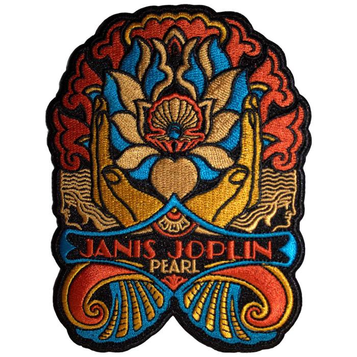 Janis Joplin Standard Patch: Pearl Nouveau 207656