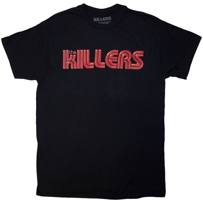 The Killers Unisex T-Shirt: Tour '24 Red Logo (Črna) (Ex-Tour) 207660
