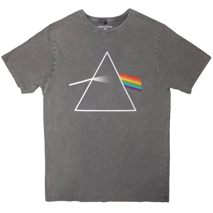 Pink Floyd Stone Wash T-Shirt Dark Side of the Moon Album 207918