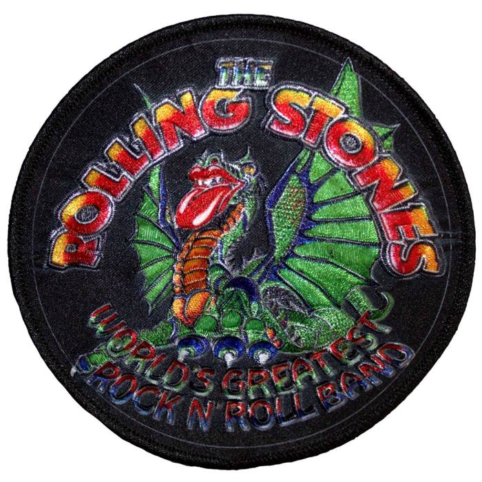 The Rolling Stones tkan našitek Dragon Circle 207675