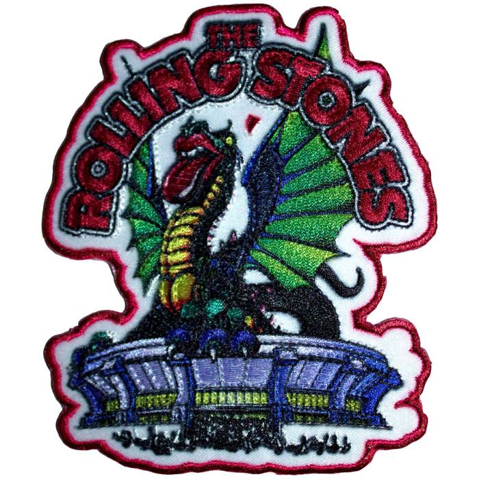 The Rolling Stones tkan našitek Dragon Cut-Out 207678