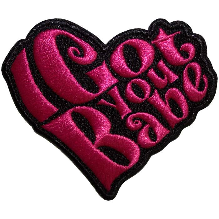 Sonny & Cher Standard Patch: I Got You Babe Heart 207685