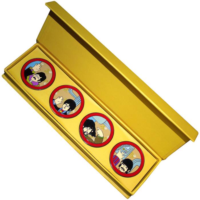The Beatles Pin Badge Set: Yellow Submarine Portholes 207700