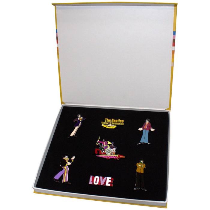 The Beatles Pin Badge Set: Yellow Submarine Band 207701