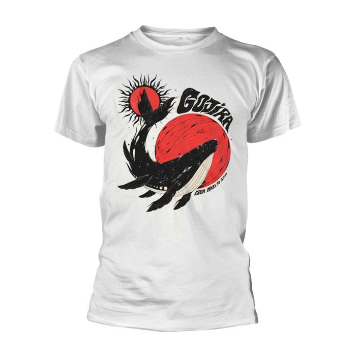 WHALE SUN MOON (WHITE ORGANIC) T-shirt 212820