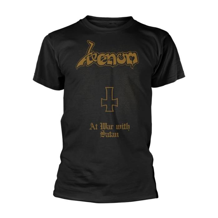 AT WAR WITH SATAN (GOLD) T-shirt 213108