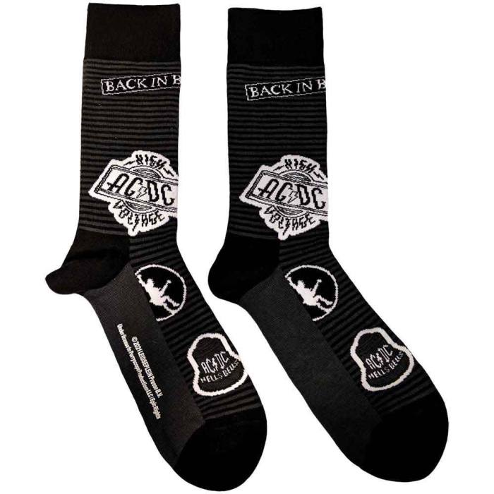 AC/DC Unisex Gleženjske Nogavice: Icons 219754