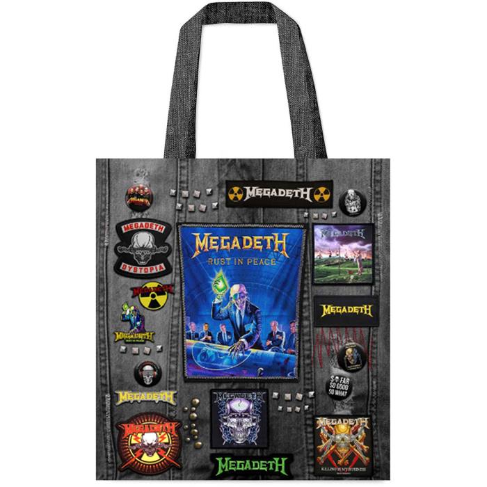 Megadeth Tote Bag: Rust In Peace (Multicolour) (Battle) 219904