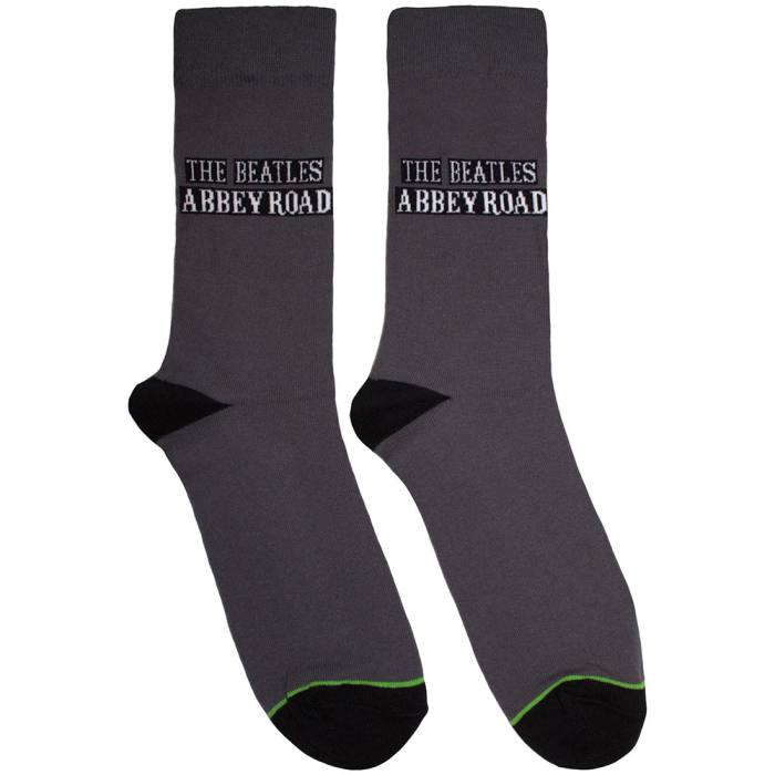The Beatles Unisex Ankle Socks: Abbey Road Sign (Grey) 220008