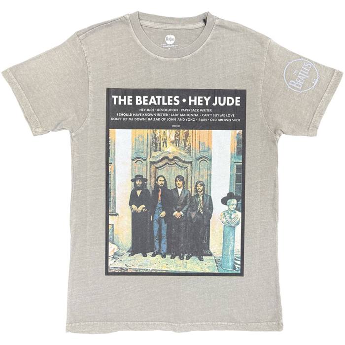 The Beatles Unisex T-Shirt: Doorway (Siva) 220054