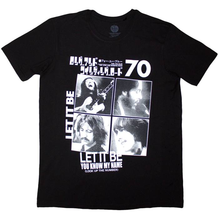 The Beatles Unisex T-Shirt: 1970 (Črna) 220090