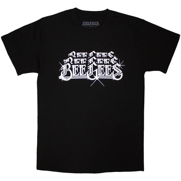 T-shirt Bee Gees: Stacked Logo (Črna) 220135